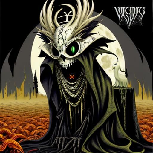 Ghosts Pondering AI: A Surreal Psychedelic Vision