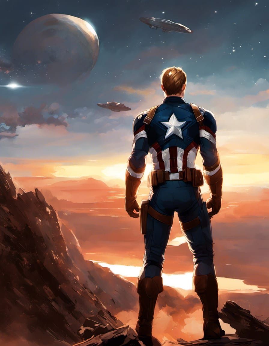 Steve Rogers Among the Stars, Anime Style