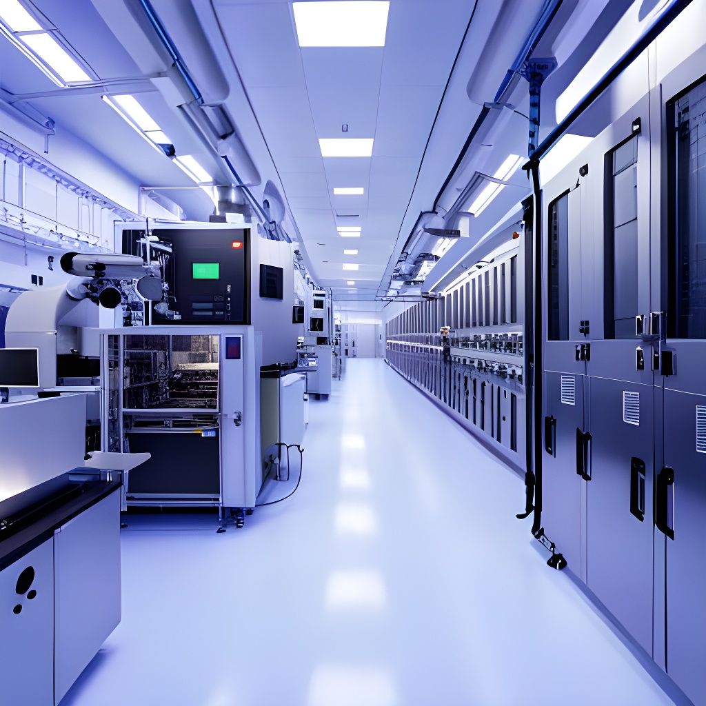 Semiconductor FAB Equipment in Cleanroom