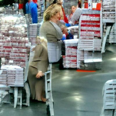 Hillary Clinton's Day Job at Costco