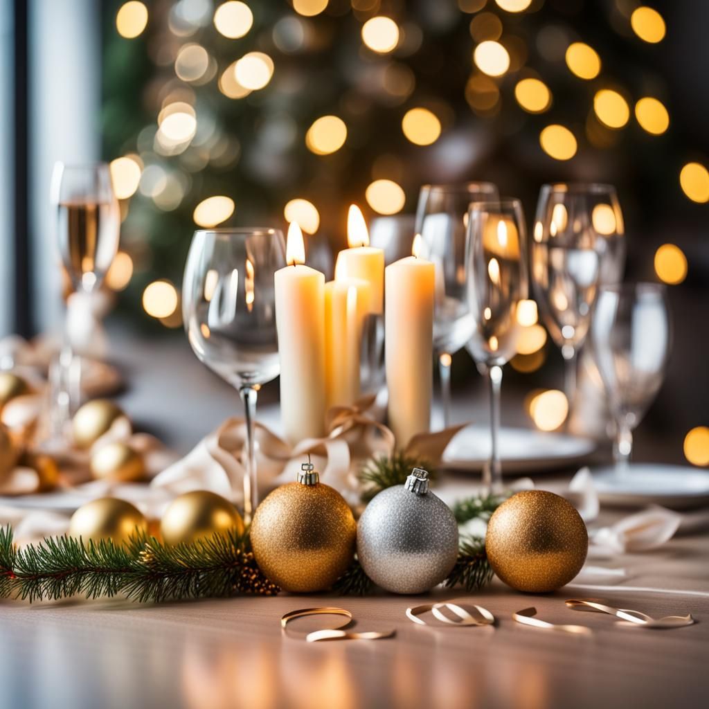 Festive Table: New Year and Anniversary Celebration