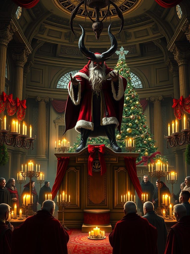 Dark Christmas Demon Lord Reigns Supreme