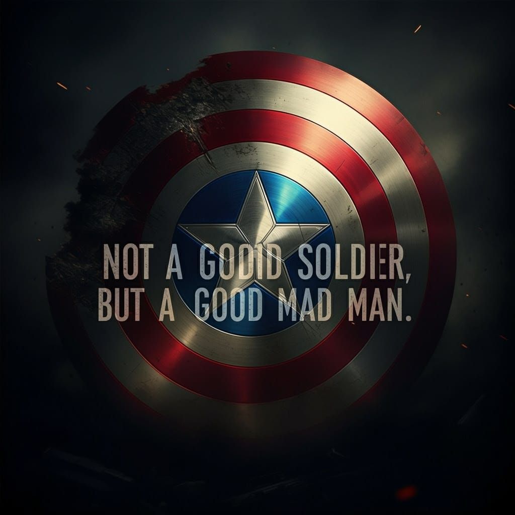 Captain America: A Good Man Digital Artwork
