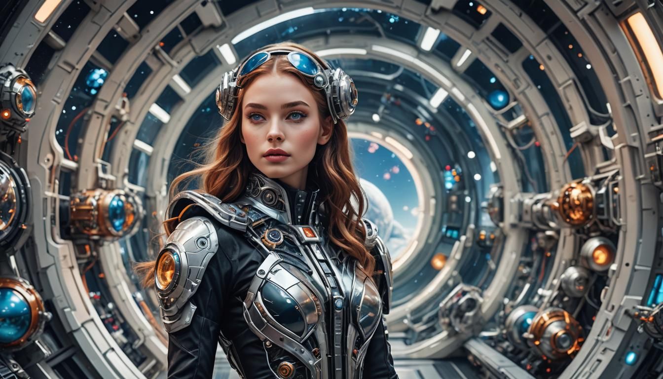 Futuristic Magazine Cover: Holiday Planets