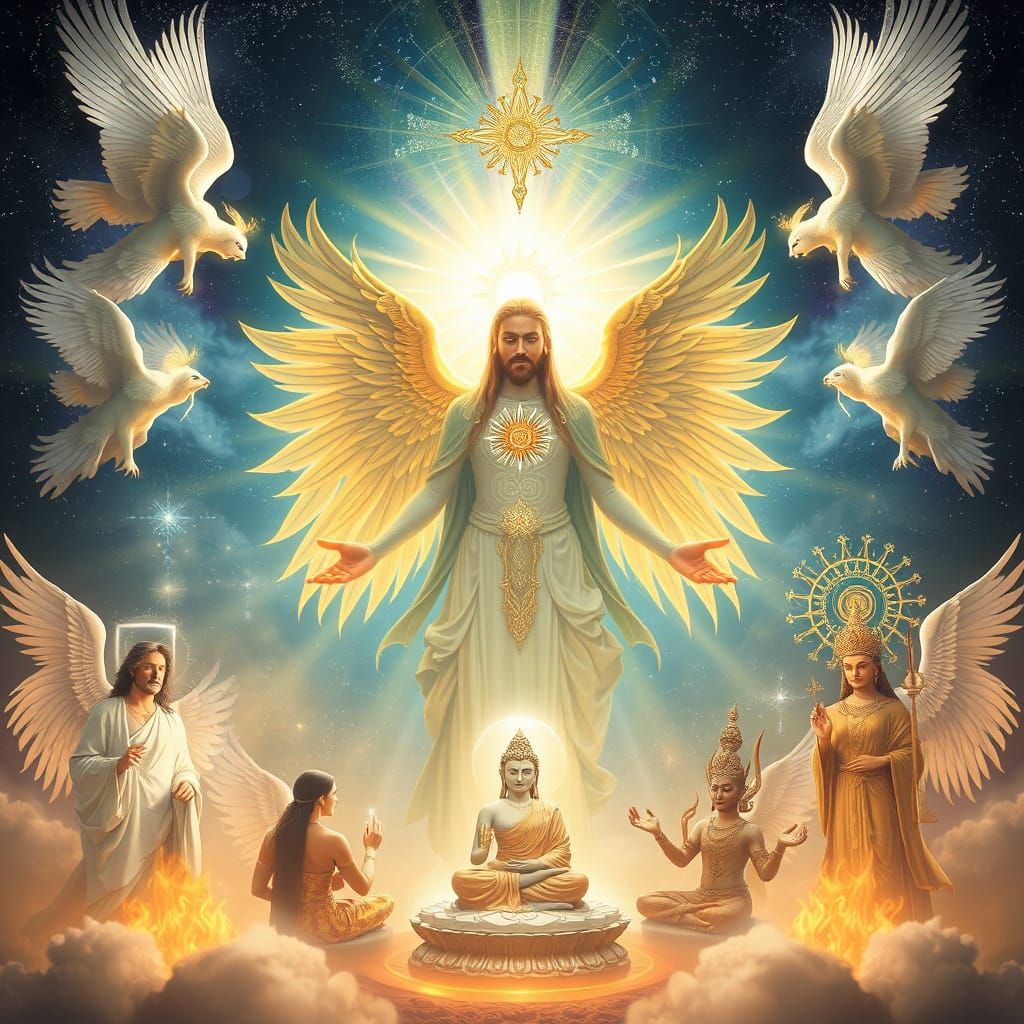 T'eeah of Arcturus, Archangels, Jésus, Bouddha, Saint Germain, Lady Nada, Melchizédek, et Kali Ma : sacred Union of hea...