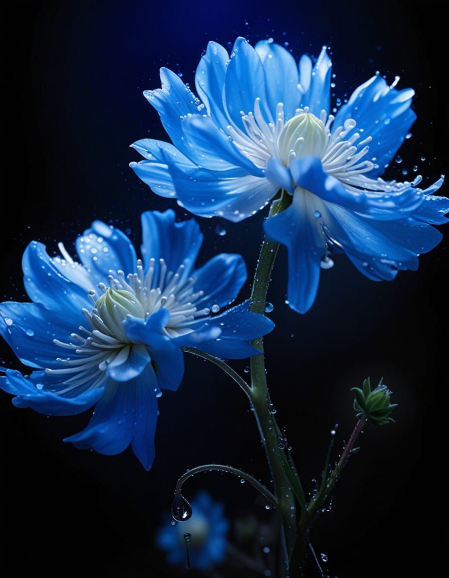 Ceylon blue morning stars