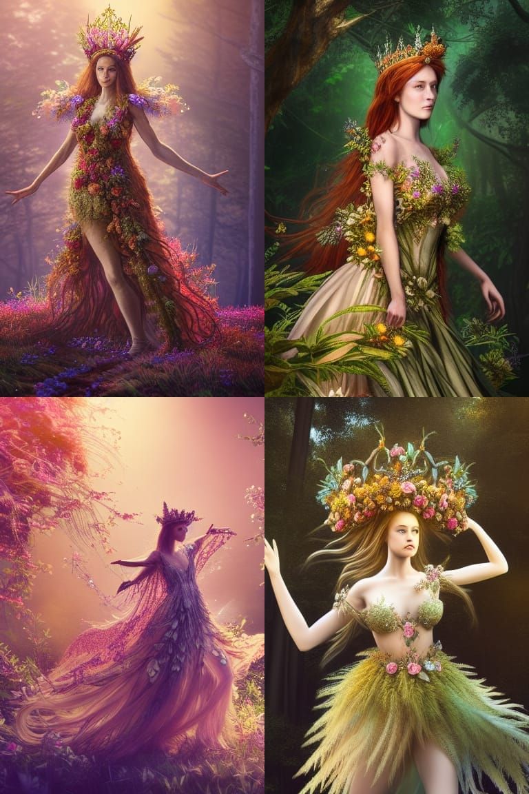 Titania, Queen of the Forest in Golden Hour