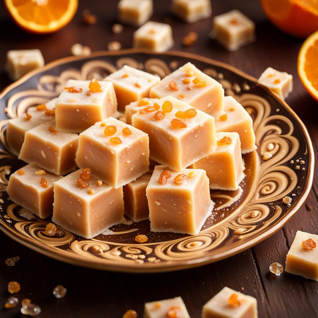 Luxurious Vanilla Fudge Still Life Photography