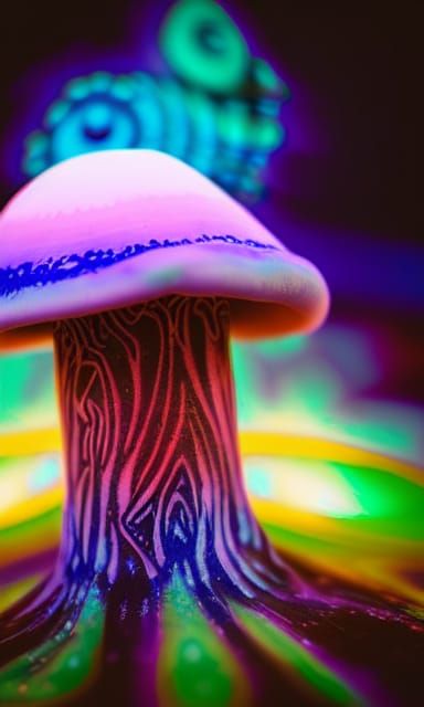 Pixies in Shaman Rite Behind Magic Mushrooms