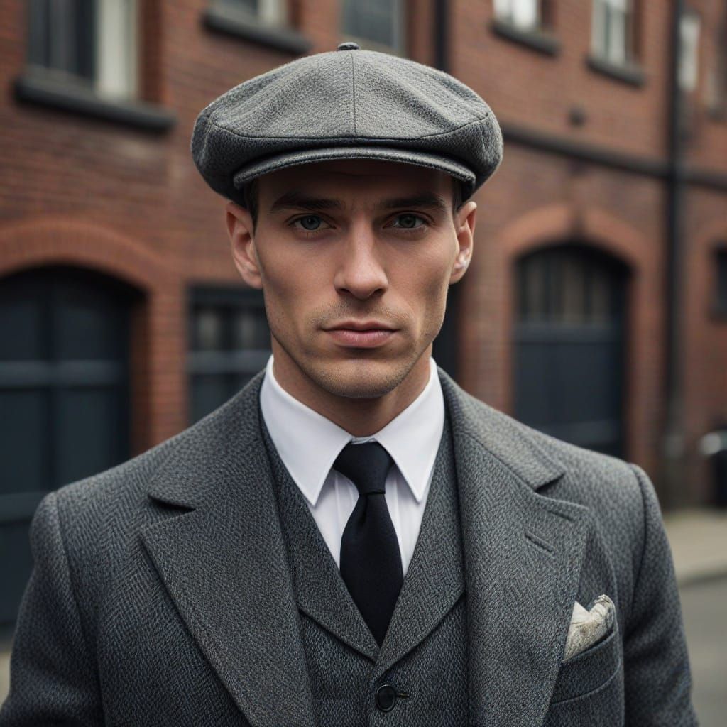 1920s Gangster Portrait in Photorealistic Style