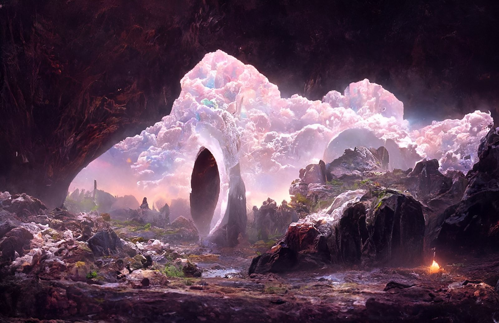 Magic Geode Portal to Alien Garden World