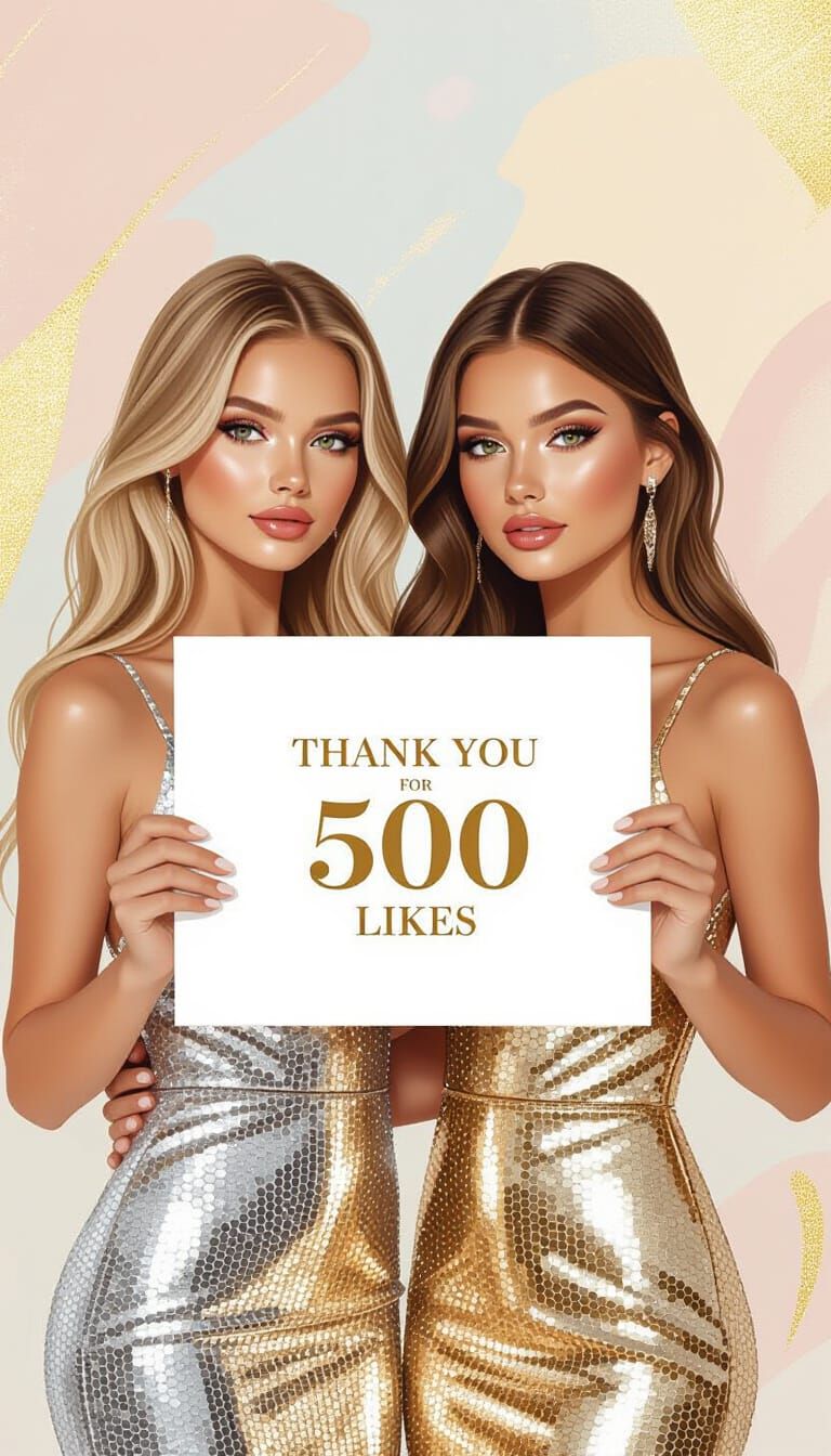 Elegant Girls Thank You For 500 Likes