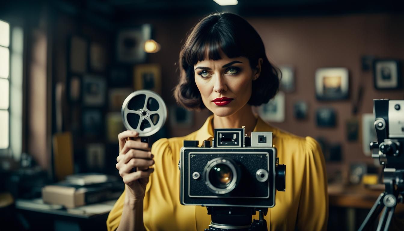 1970s Artist's Studio with Super 8 Camera