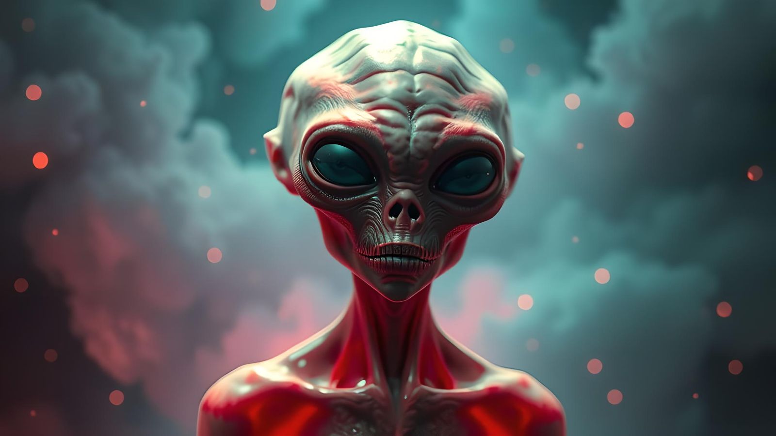 Alien Portrait in the Style of Dutch Masters