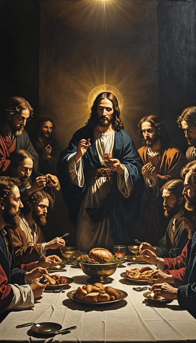 Baroque Last Supper: Christ and Apostles