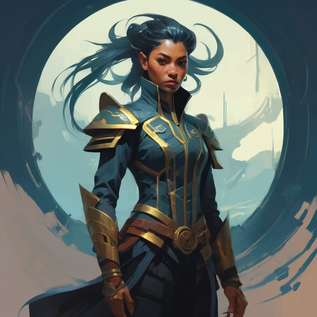 AI Image in Style of Peter Mohrbacher