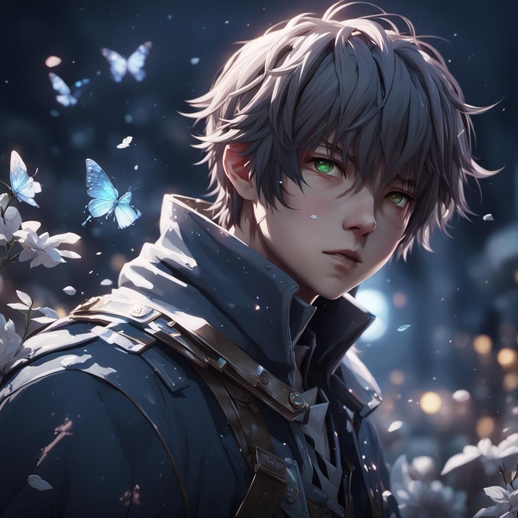 Detailed 3D Anime Art Inspired by WLOP