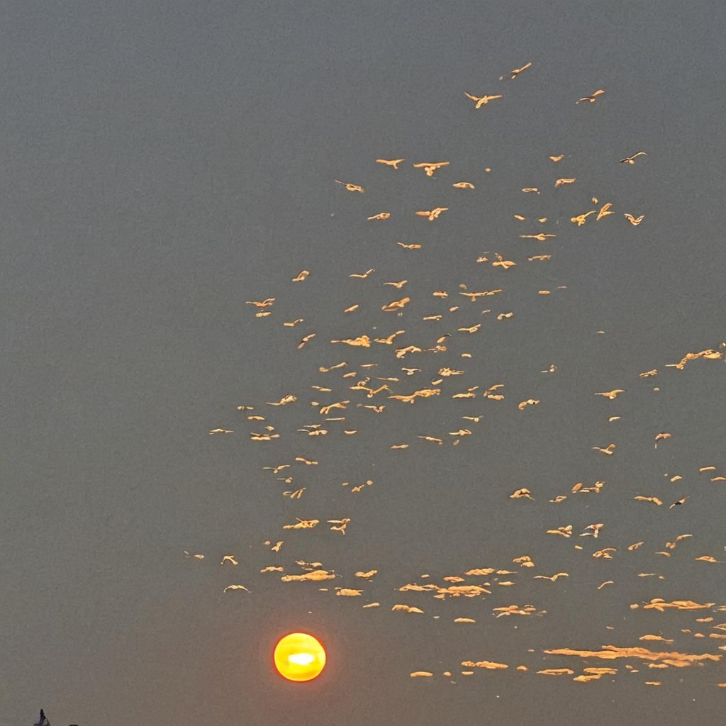 Spectacular Sunrise Image Generated by AI