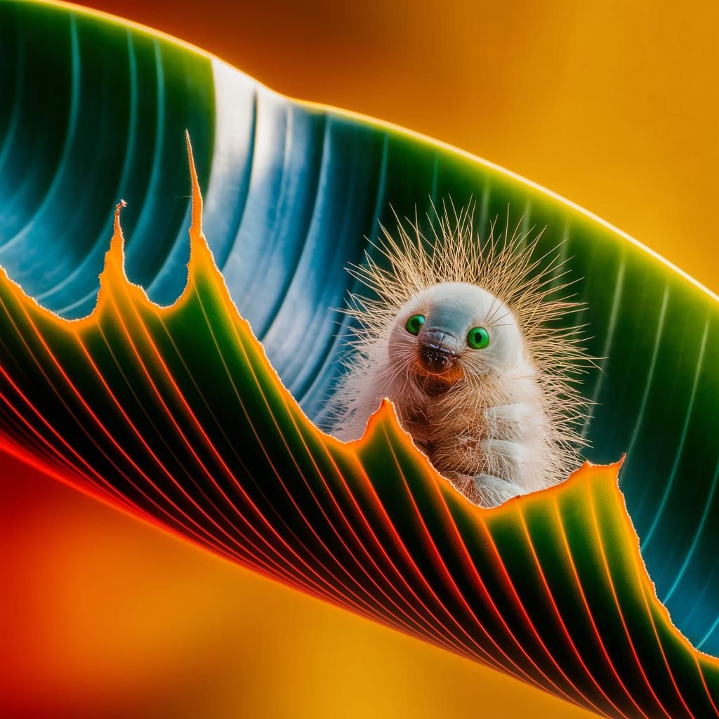 Schmetterlingsraupe
