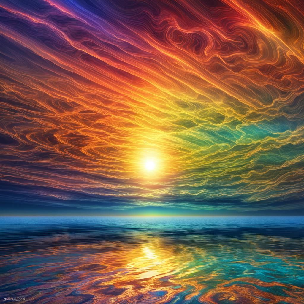 Psychedelic sunset 🌅