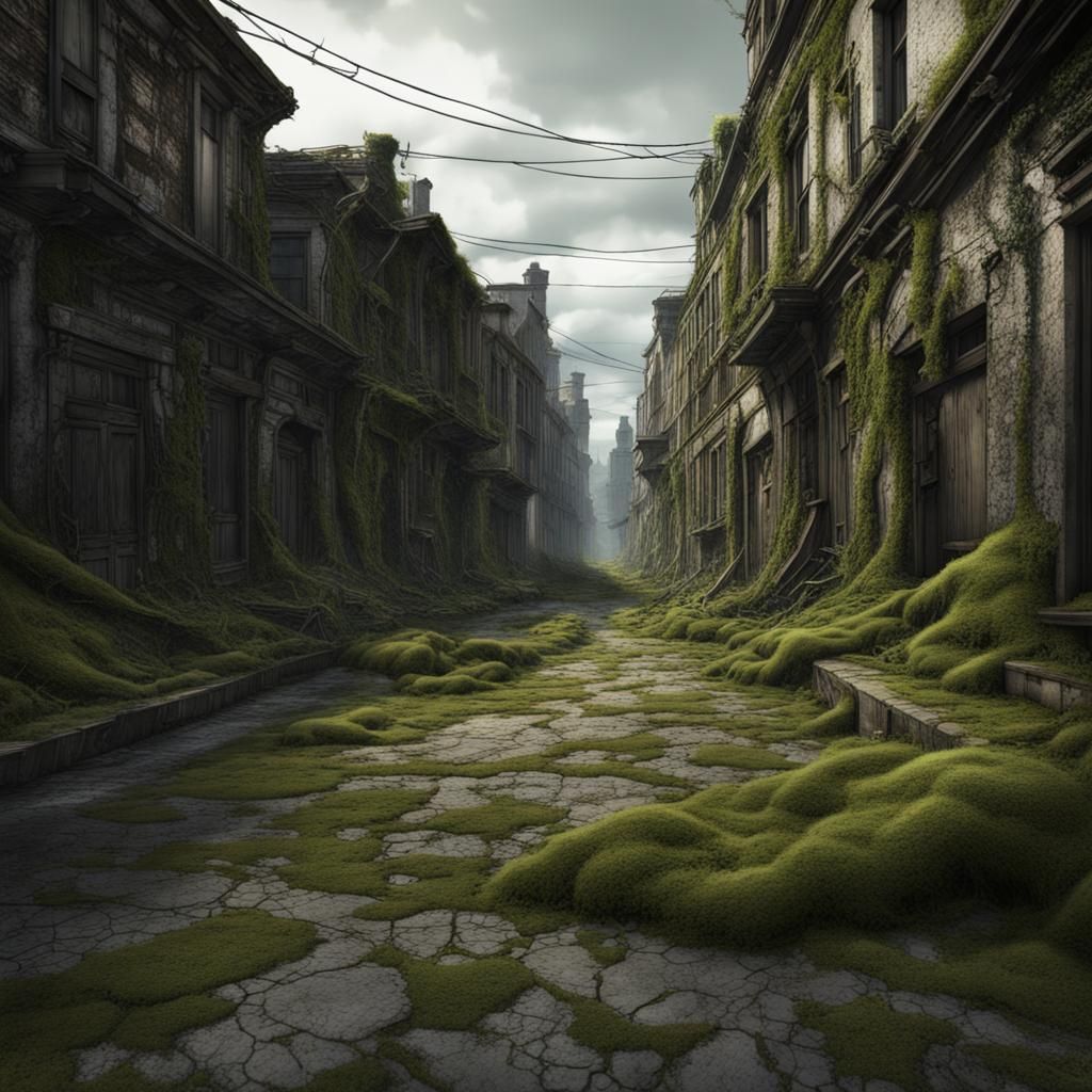Derelict City: Dark Fantasy Concept Art