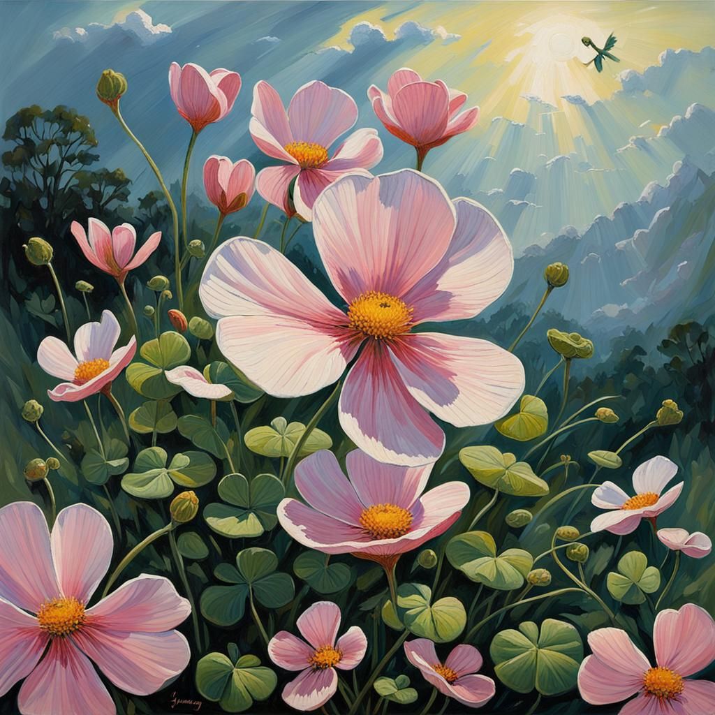 Shamrock Oil Painting: A Symbol of Luck