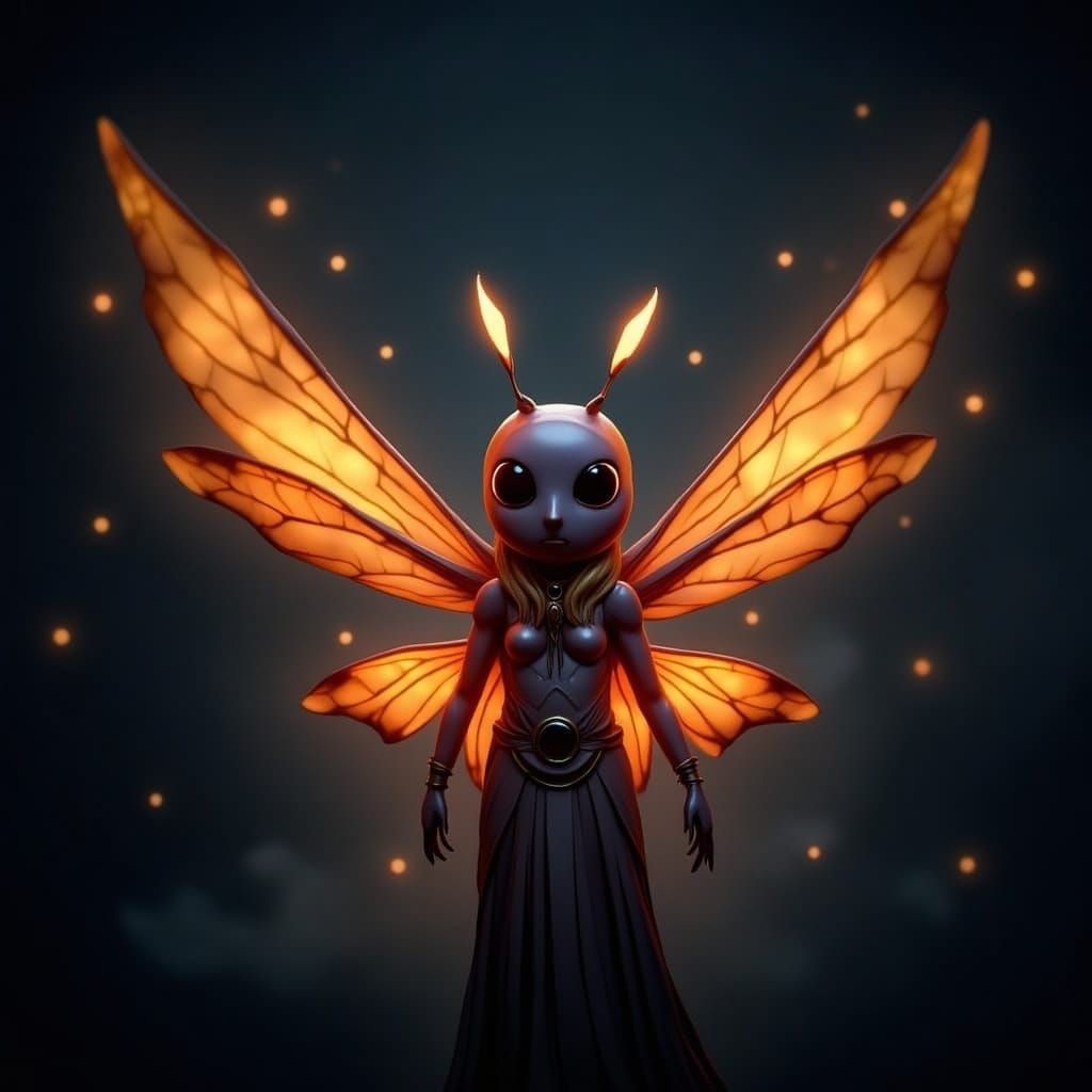 Glowing Fairy Portrait Inspired by Guweiz