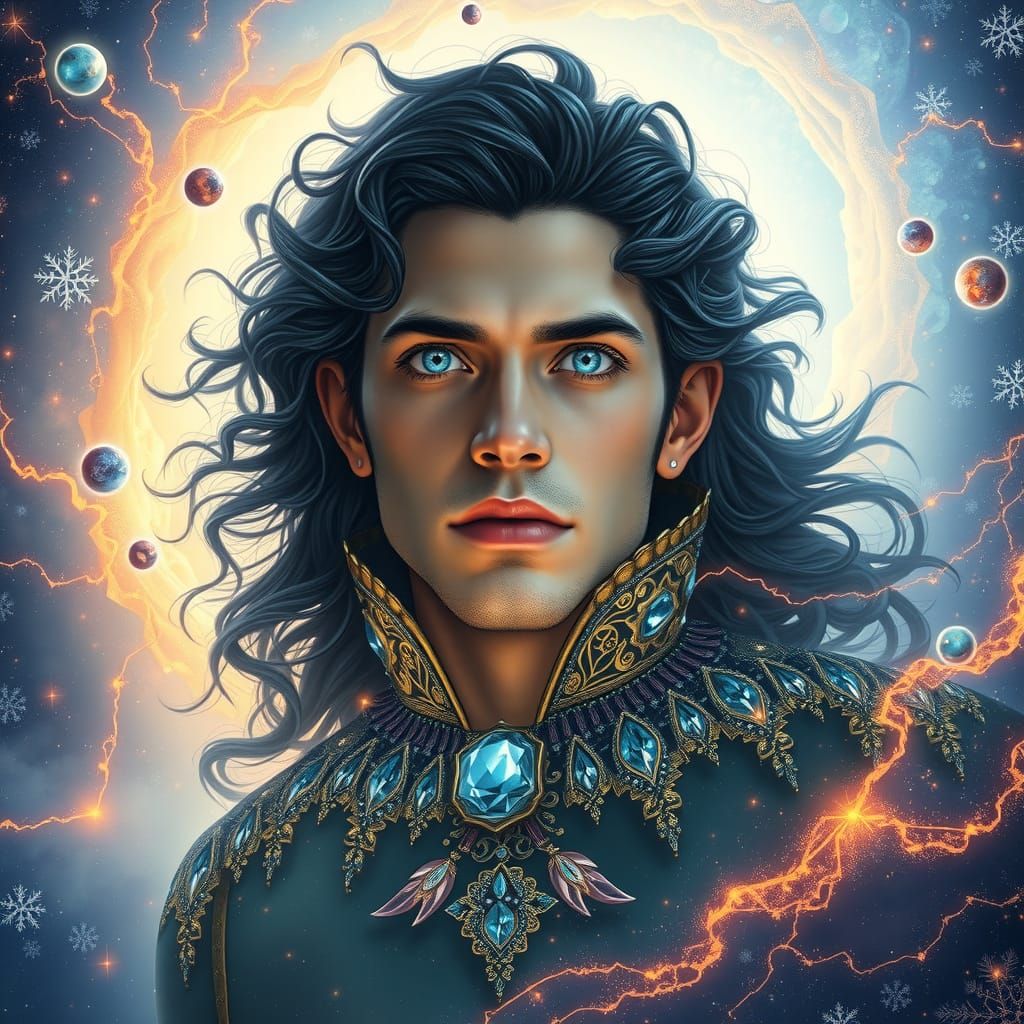 Archangel Michael in Celestial Splendor