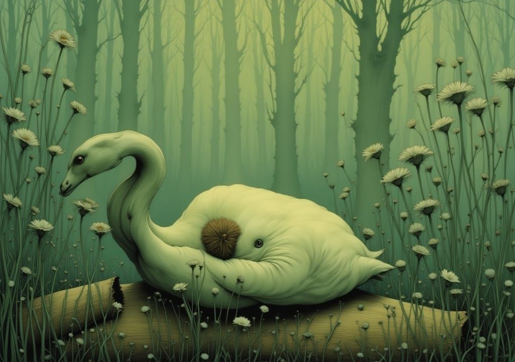 Surreal Portrait of Dreamer in Modern Style