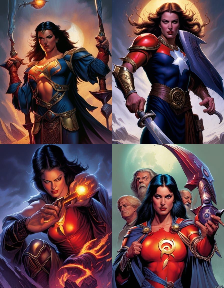 Dynamic Illustration in Alex Horley Style