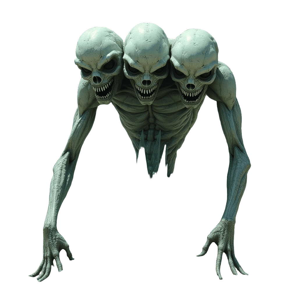 Three-Headed Mutant in Glass Wasteland