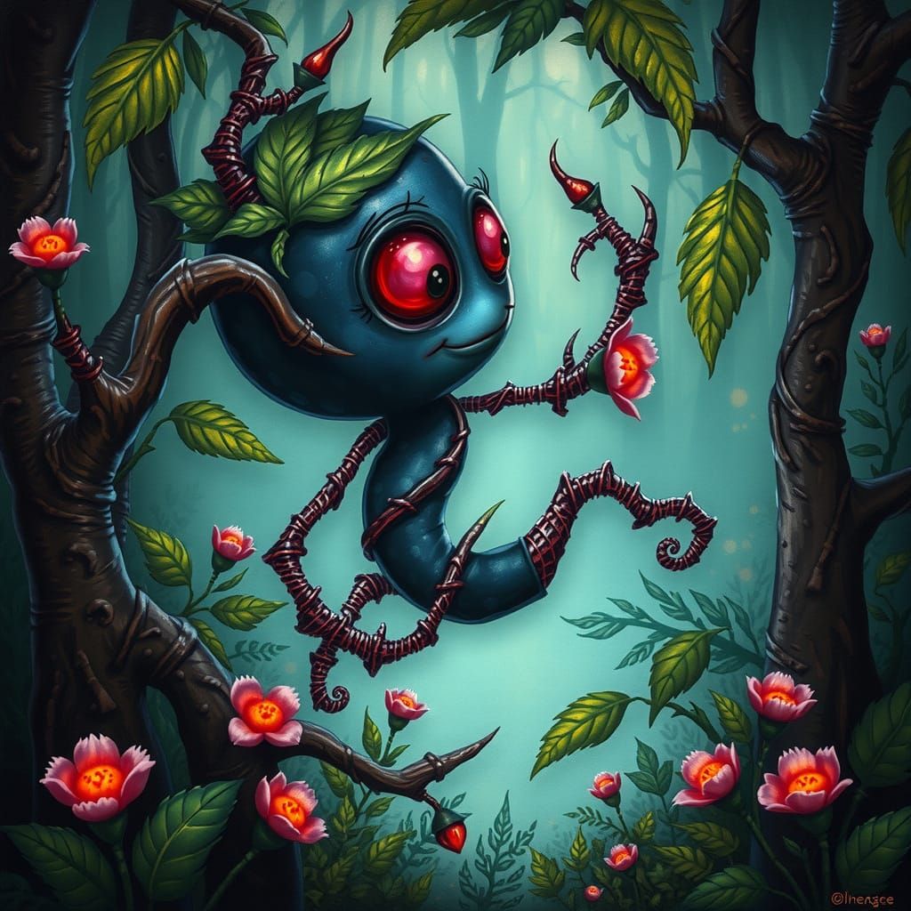 Blackberry Enchanted Forest Creature