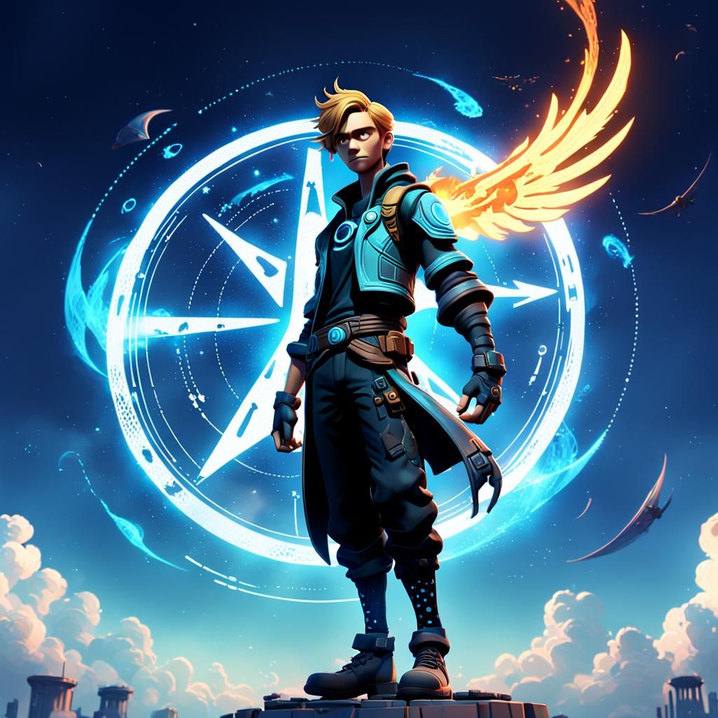 JACE Written in the Sky: 3D Digital Art