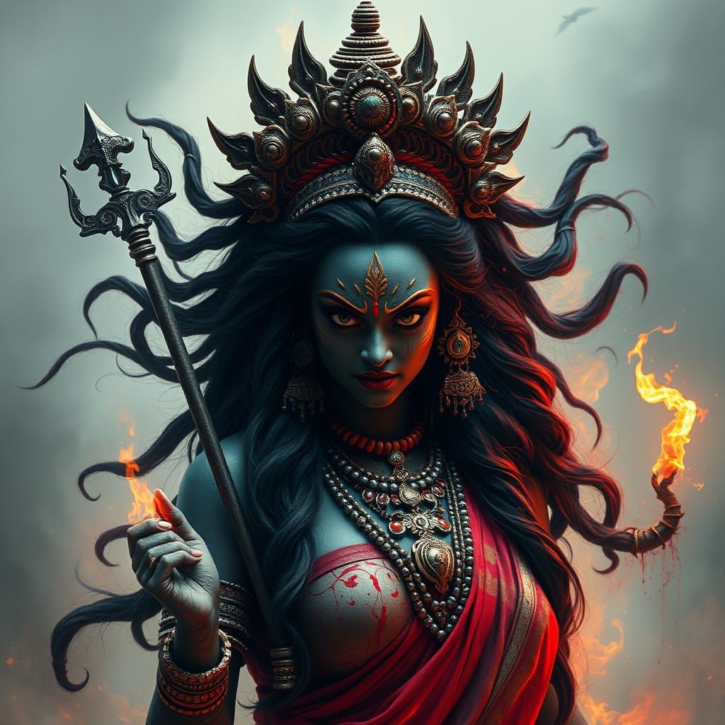 Fierce Kali: Goddess of Destruction and Transformation