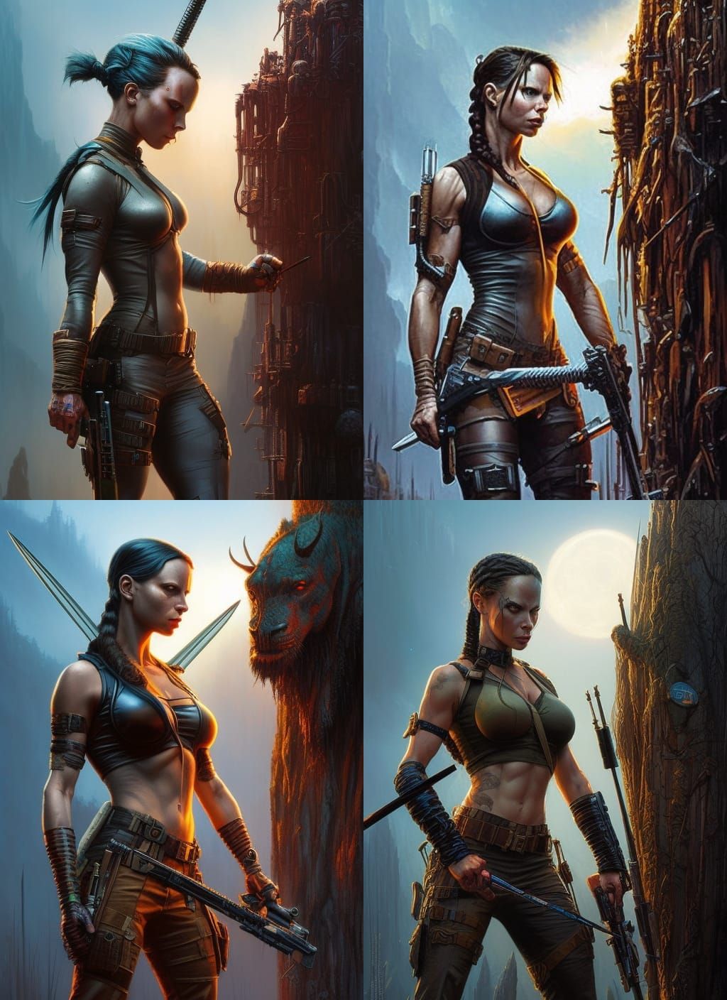 Yolandi Visser as Lara Croft Crayon Caricature