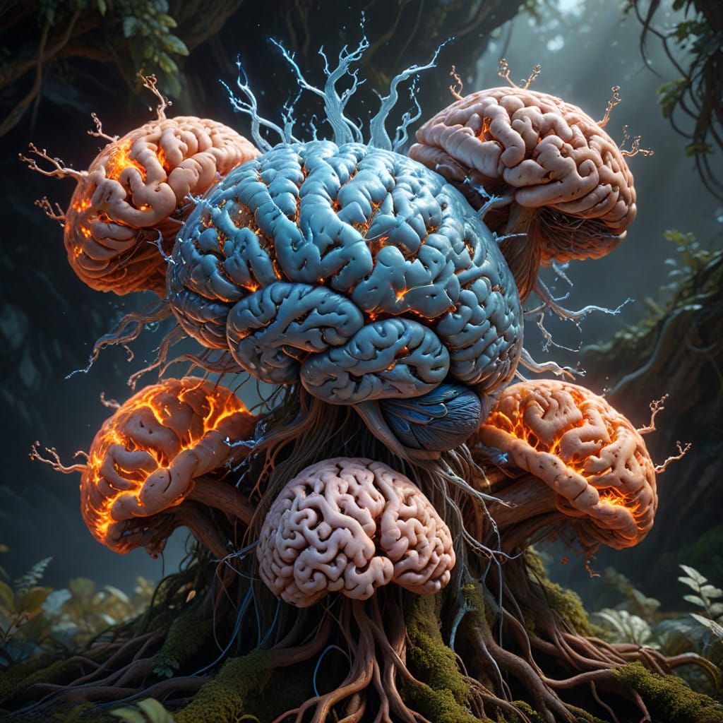 Elemental Human Brains in Stunning 3D