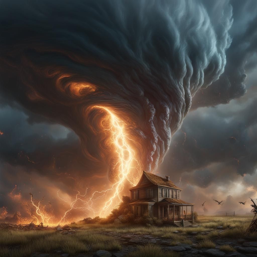 Tornado Elemental Fantasy Concept Art