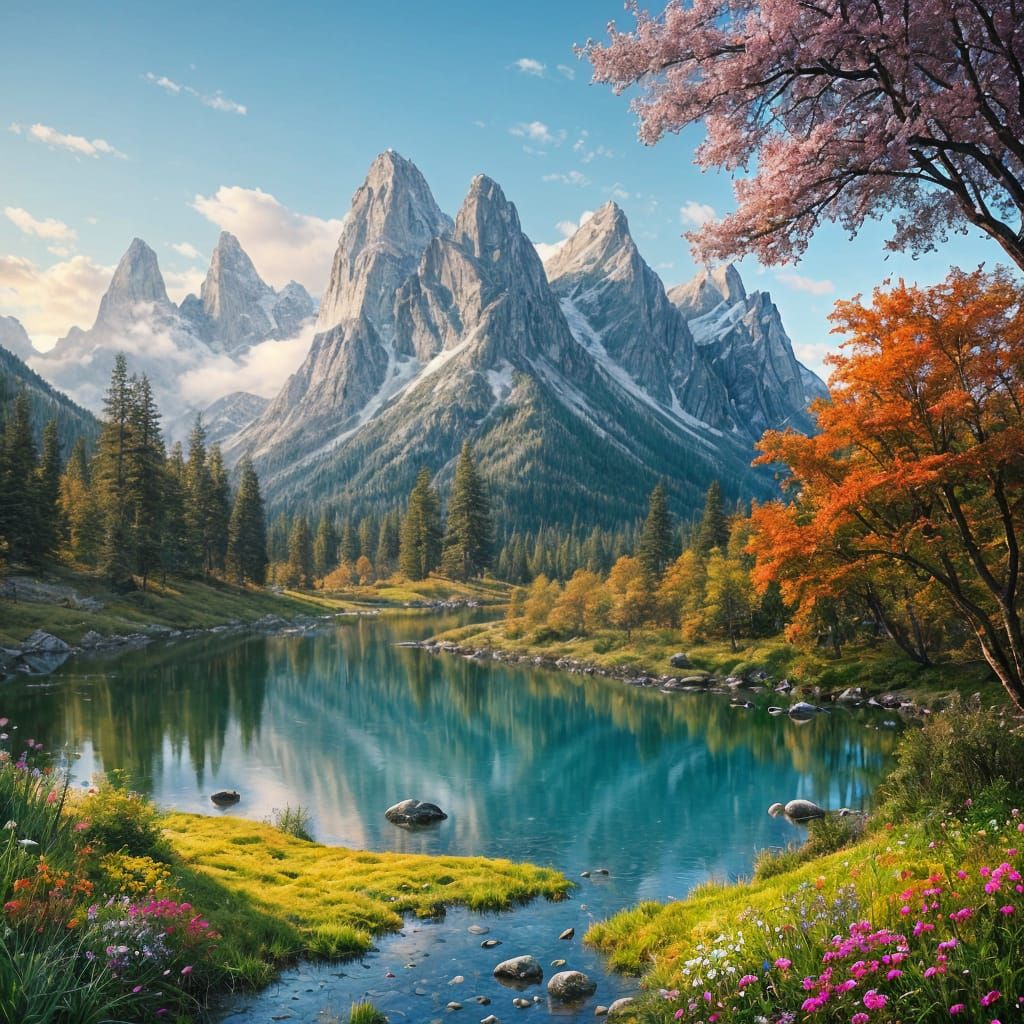 AI Generated Masterpiece: Unsurpassed Color and Detail