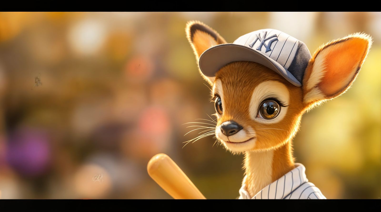 Charming Bambi Channels Babe Ruth in Sunny Delight