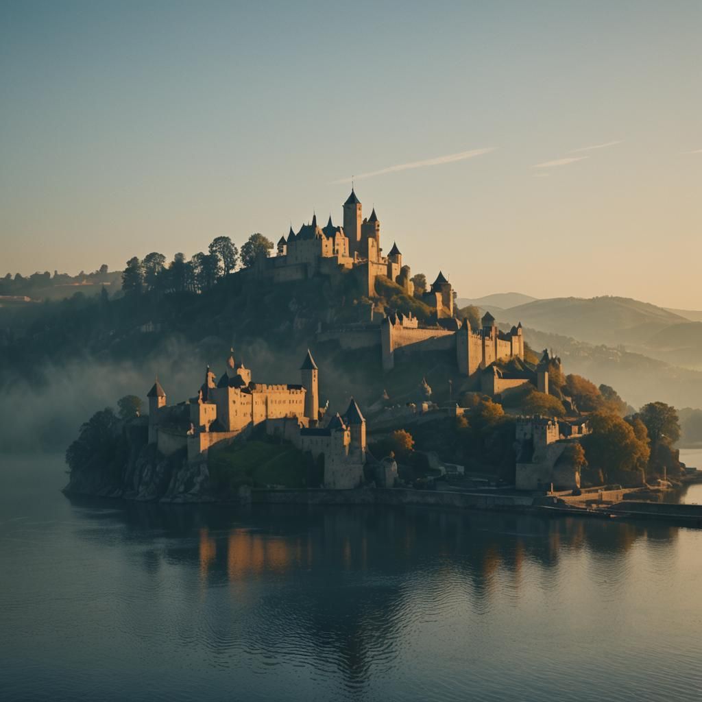 Majestic Old City at Golden Hour