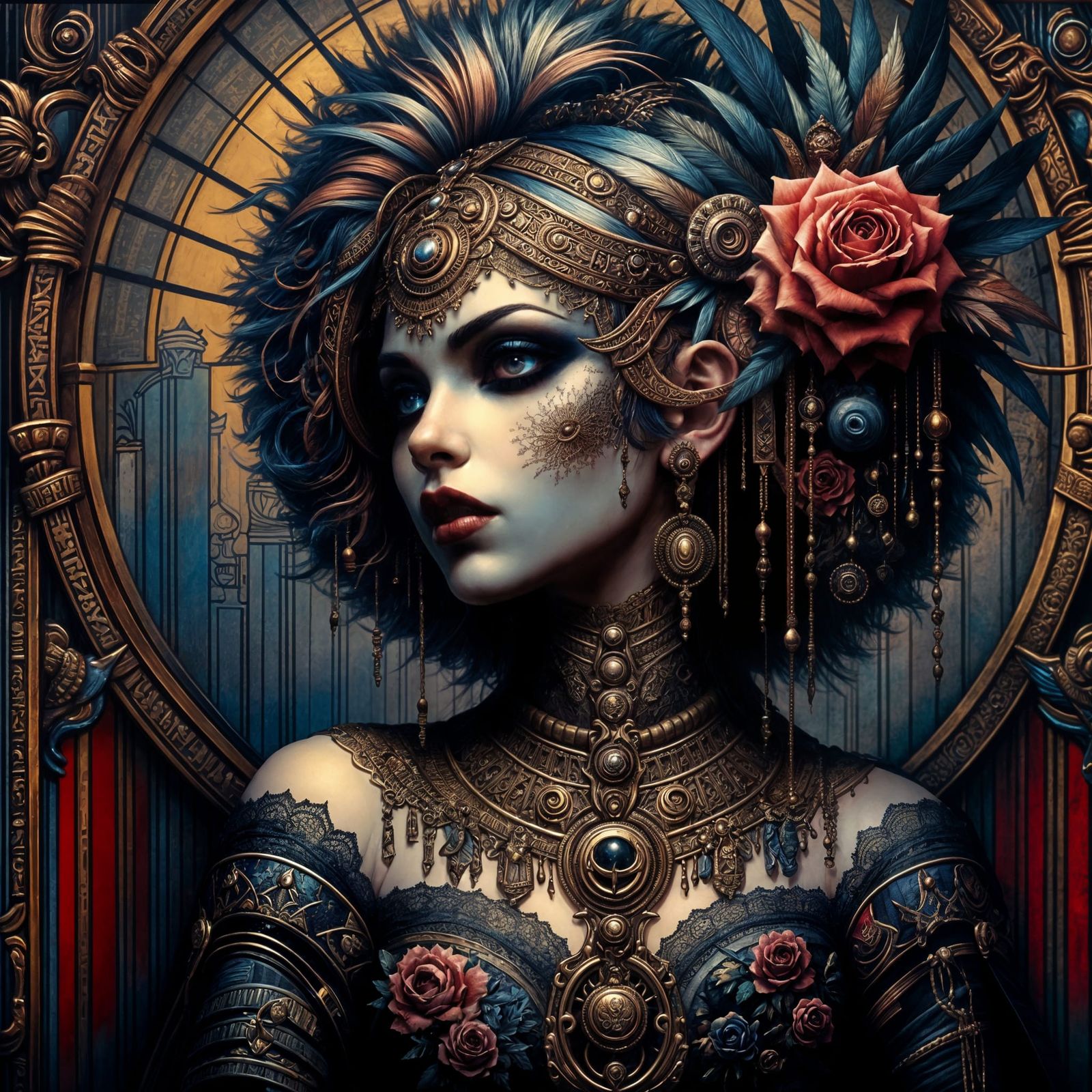 A majestic gothic lady.