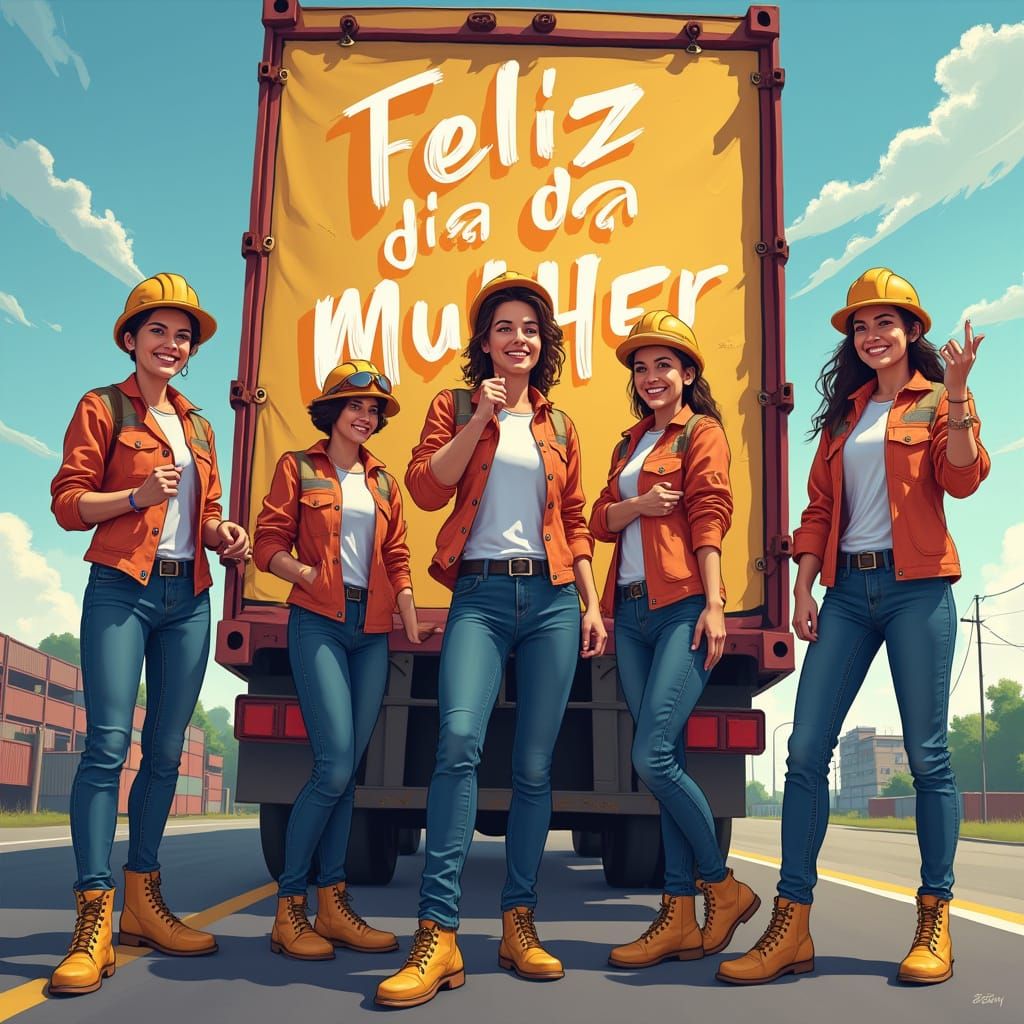 Empowered Women in Logistics Uniforms Celebrate Internationa...