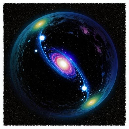 Cosmic Visions in Celestial Hues