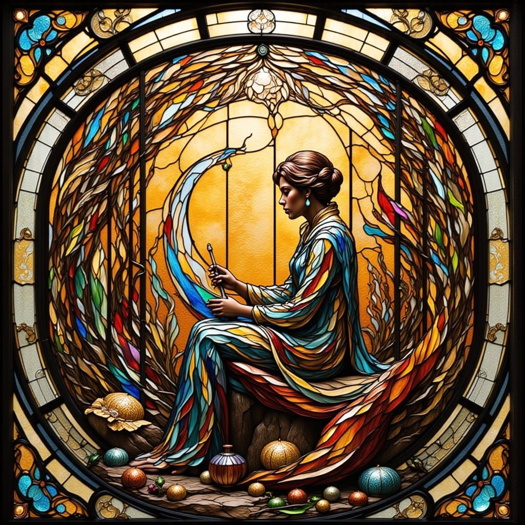 Tiffany-Style Stained Glass Window: Creative Inspiration and...