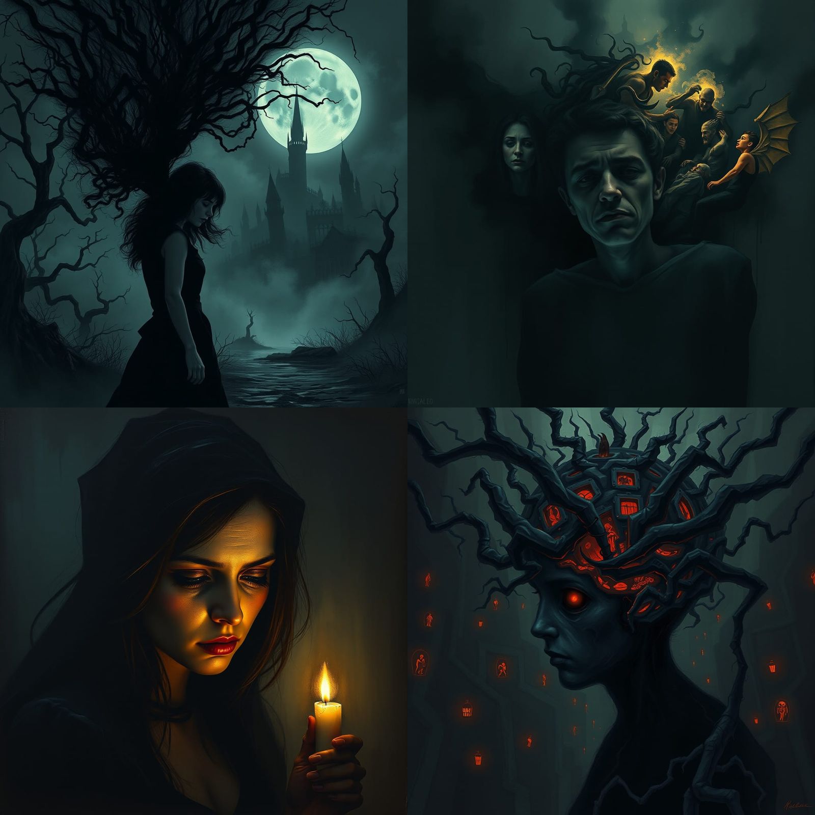 Sinister Visualization of Low Self-Esteem