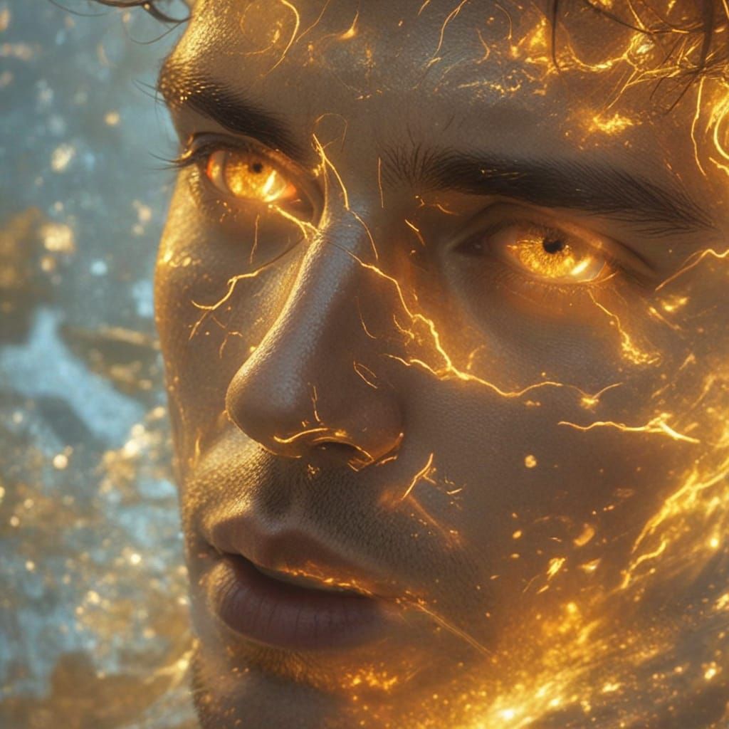 Ethereal Beauty in Cosmic Shadows