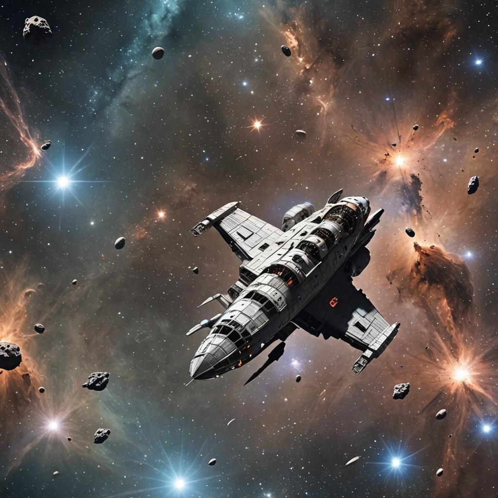 Failing Spaceship Drifting in Deep Space