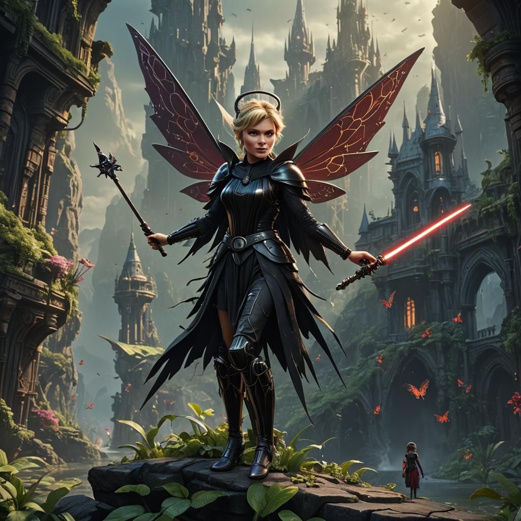 Darth Tinkerbell: Detailed Matte Painting