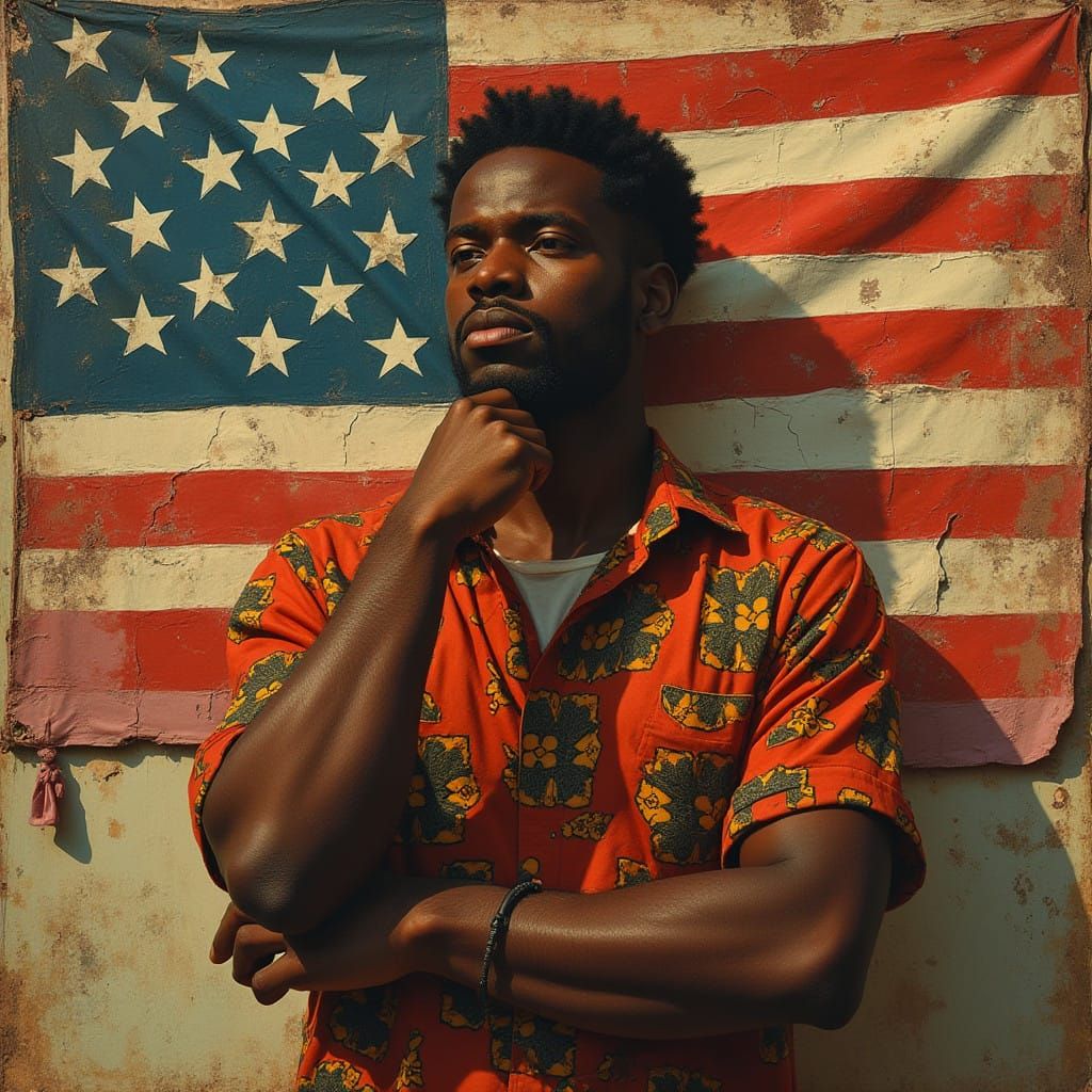 African American Man Finds Solace in His Disconnected Herita...