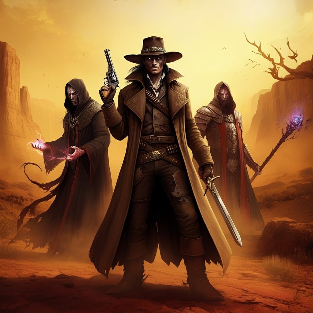 Wild West Meets Medieval Fantasy: Mystic Gunfighter and Swor...